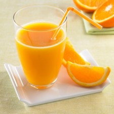 Refreshing Orange Booster drink